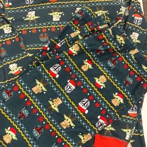 Hanna Andersson x Star Wars Pajama Set size large cotton top flannel pants